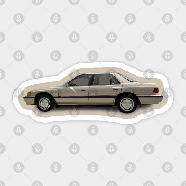 1990 Acura Legend L Bahama Gold Metallic Sticker 129 Sticker by Stickers Cars